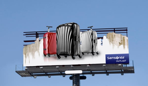 billboard advertising samsonite
